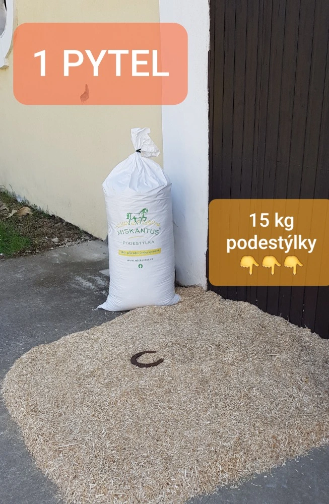 Daruj pytel podestýlky Miskantus pro Vendulku