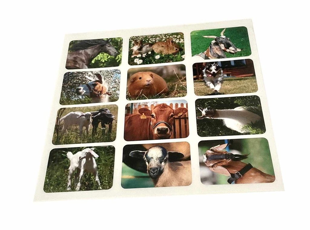 Samolepky se zvířátky